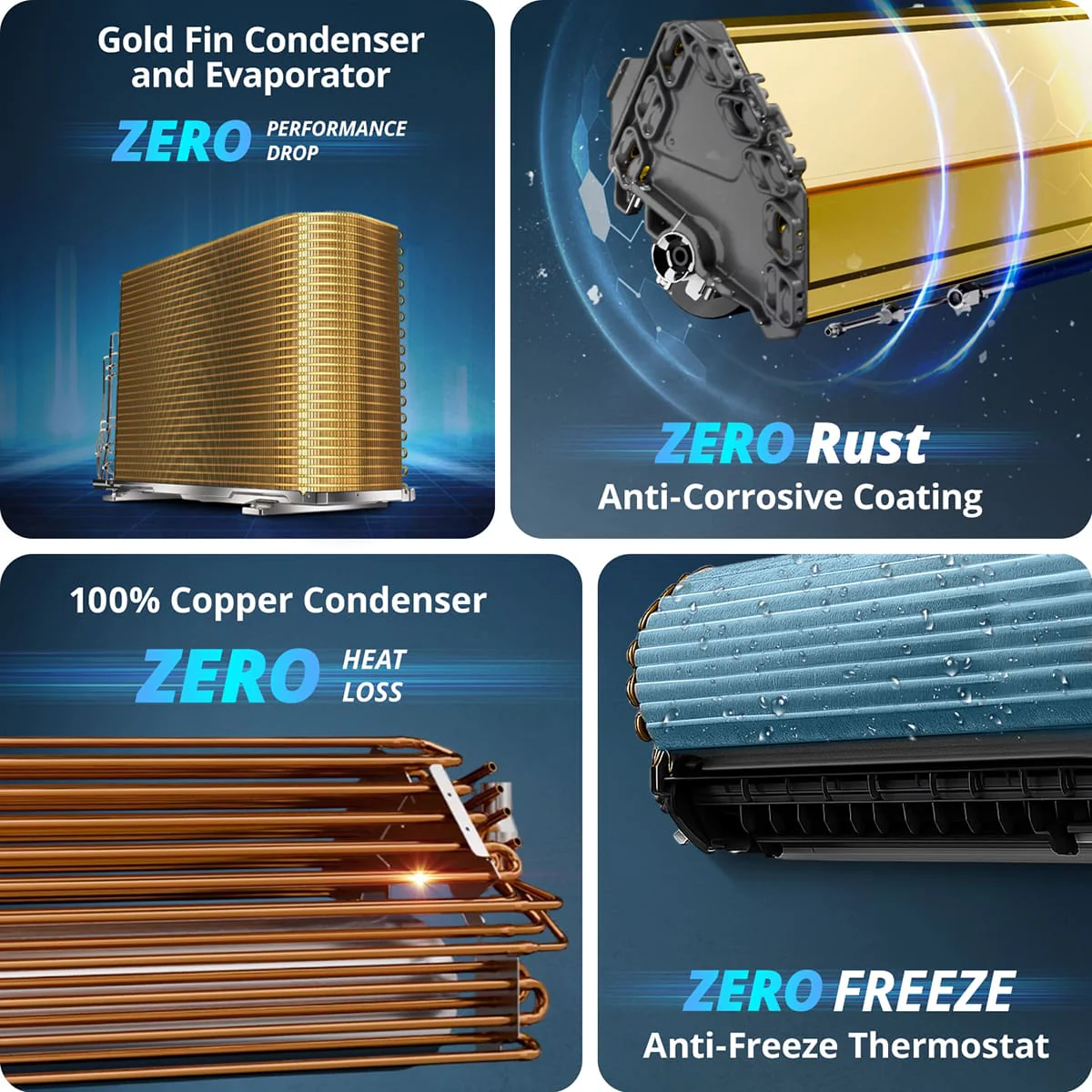 Voltas Split Air Conditioner, 1 Ton, 3 Star - 123INV Vectra Emerald - Image 8